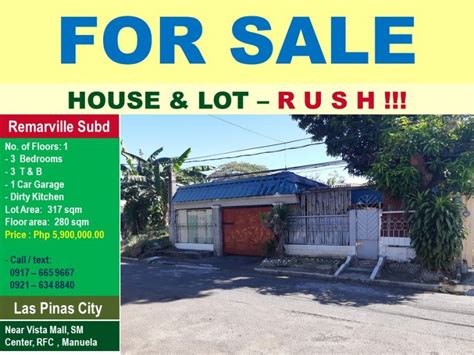 Condos for Sale in Remarville Subdivision, Las Pinas, Luzon.